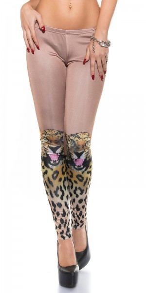 Koucla Sexy KouCla Leggings mit Leoface 50% Rabatt für begrenzte Zeit