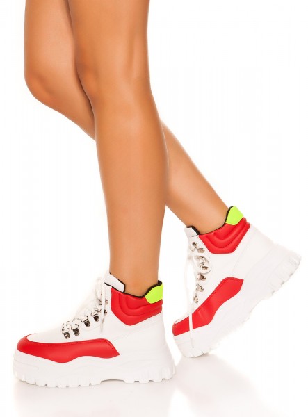 Koucla Trendy Plateau Sneakers Meist gekauft