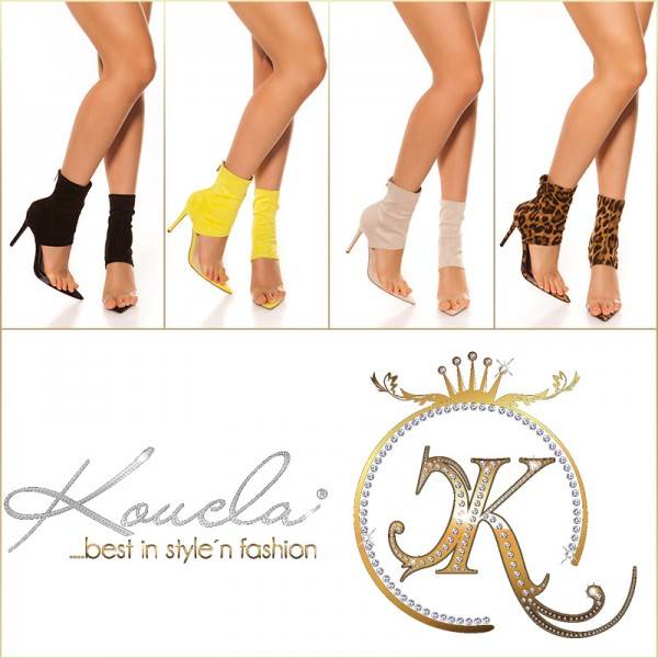 Koucla Sexy High Heels Ankle Boots Kim K. LooK! Sonderangebot