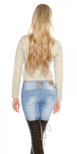 Koucla Sexy KouCla Bikerlook Jacke asym. Zip Bis zu 60% Rabatt