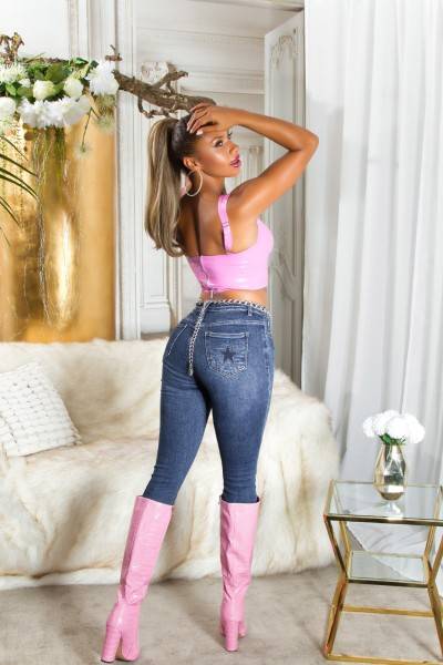 Koucla Sexy Fashionista Highwaist Jeans "Star" zollfrei