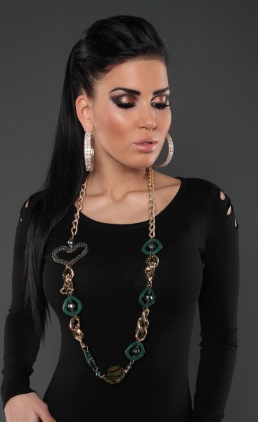 Koucla Trendy Kette mit Perlen Fabrikverkauf