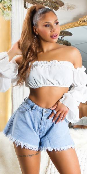 Koucla Trendy used looks Jeans Shorts Begrenzte Freigabe