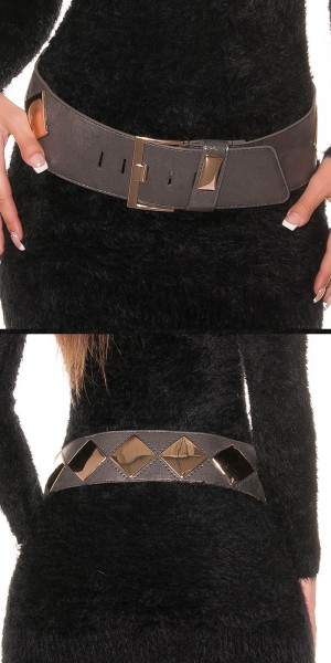 Koucla Trendy Gürtel im Metallic-Look Begrenzt auf 3 Tage
