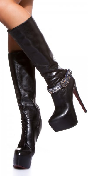 Koucla Sexy Schuhgürtel mit Strass und Nieten Black Friday Preise