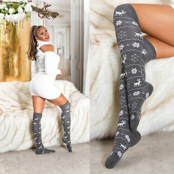 Koucla Sexy Overknee Strümpfe "Christmas" Vatertagsangebot