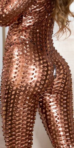 Koucla Sexy KouCla Wetlook Catsuit mit two way zip Kauf eins, bekomm eins gratis