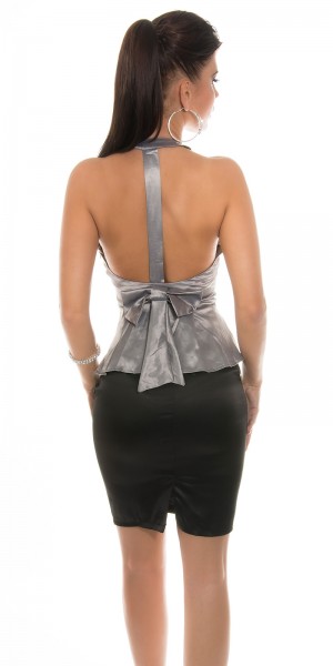Koucla Sexy KouCla Neckholder Top mit Schösschen Blitzangebot