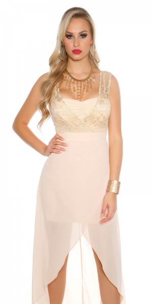 Koucla Sexy KouCla High Low Abendkleid mit Spitze Sonderangebot