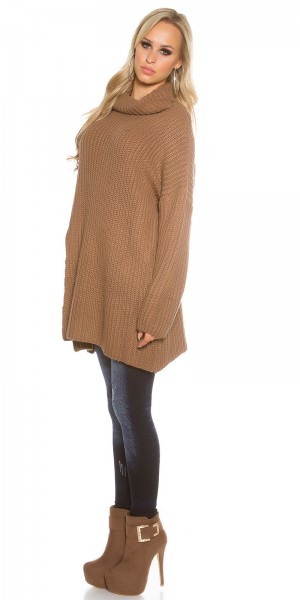 Koucla Trendy KouCla Oversize Rollkragen Strickpullover Günstig kaufen