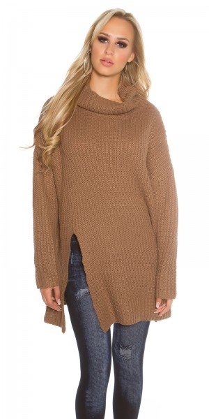 Koucla Trendy KouCla Oversize Rollkragen Strickpullover Günstig kaufen