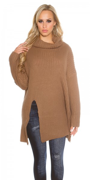 Koucla Trendy KouCla Oversize Rollkragen Strickpullover Günstig kaufen