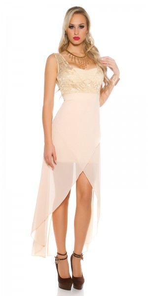 Koucla Sexy KouCla High Low Abendkleid mit Spitze VIP-Rabatte