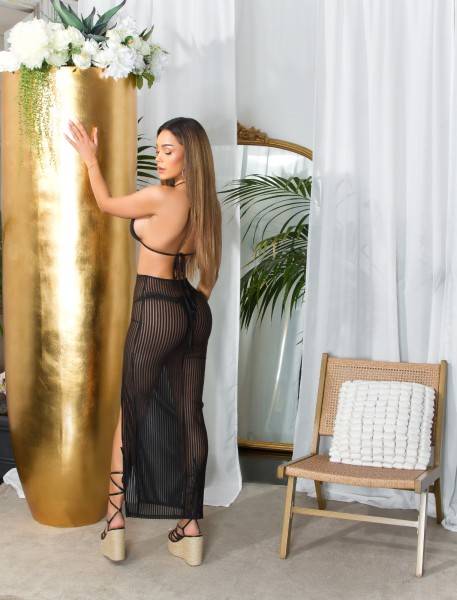 Koucla Sexy Koucla Maxikleid mit Cut Outs / Cover-Up Limitierter Zeitrabatt
