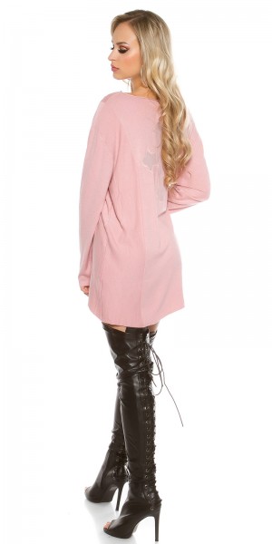 Koucla Trendy KouCla Oversize Pulli mit Mesh Kreuz Osterangebot