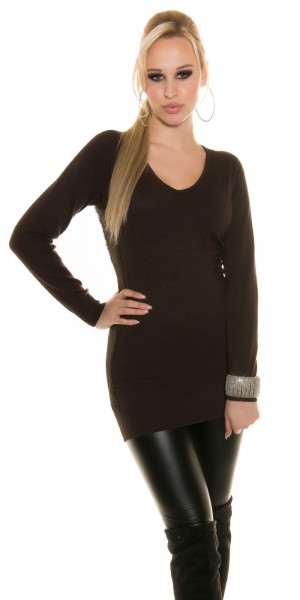 Koucla Trendy Koucla Longpullover mit Spitze Jubiläumsangebot