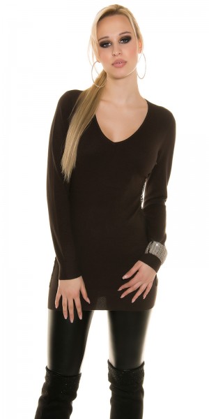 Koucla Trendy Koucla Longpullover mit Spitze Jubiläumsangebot
