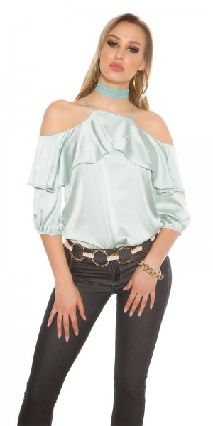 Koucla Trendy Häkelchoker mit Goldfaden Blitzangebot