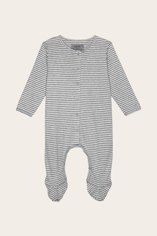 Lana Natural Wear Strampler, Modell Merle mit Fuß Kostenlose Rückgabe