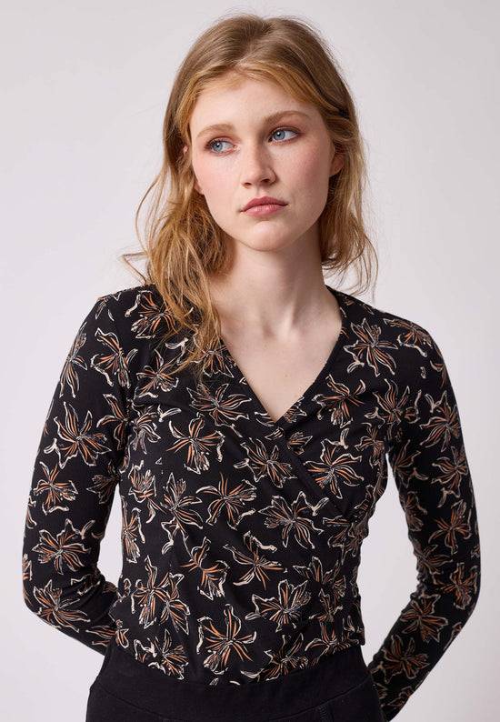 Lana Natural Wear Wickelshirt, Modell Miri Preisnachlass