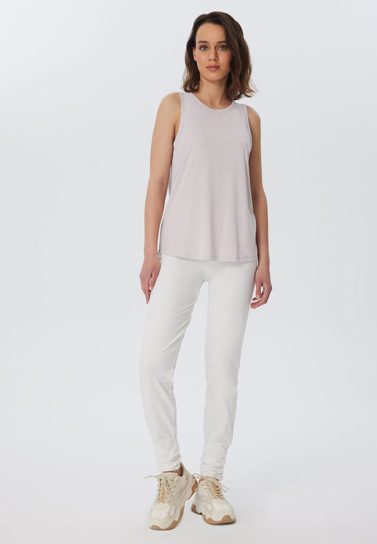 Leela Cotton 4415W | Damen Yogahose stretch - Naturweiss Osterangebot