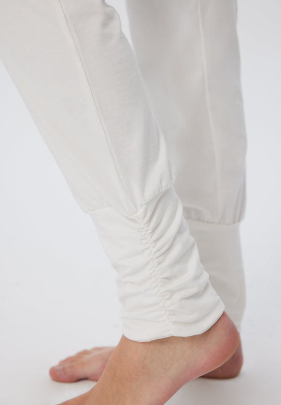 Leela Cotton 4415W | Damen Yogahose stretch - Naturweiss Osterangebot