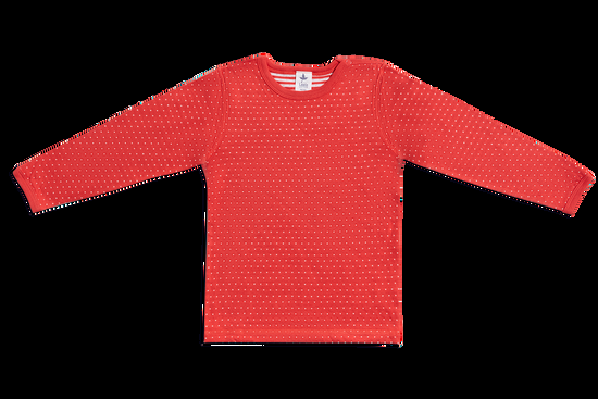 Leela Cotton 2650RW | Baby Wendelangarmshirt - Hibiskus-Naturweiss Online Outlet