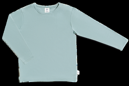 Leela Cotton 2286 | Baby Basic Langarmshirt - Taubenblau Exklusive Angebote