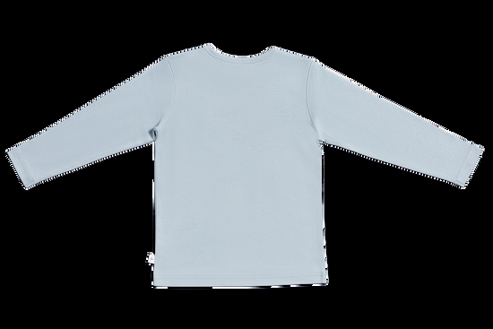 Leela Cotton 2063 | Baby Basic Langarmshirt - Hellgrau Neuheiten