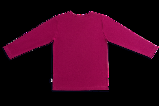 Leela Cotton 2060F | Baby Basic Langarmshirt - Fuchsia Kauf eins, bekomm eins gratis