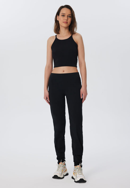 Leela Cotton 4415S | Damen Yogahose stretch - Schwarz Neueste Stile