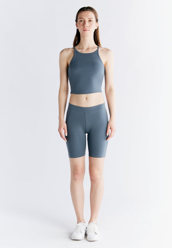 Leela Cotton 1417-068 | Radlerhose - Dunklerschiefer Bis zu 55% Rabatt