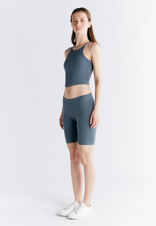 Leela Cotton 1417-068 | Radlerhose - Dunklerschiefer Bis zu 55% Rabatt