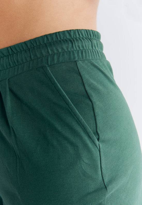 Leela Cotton 1440-067 | Pyjama-Shorts - Tannennadel Riesige Rabatte