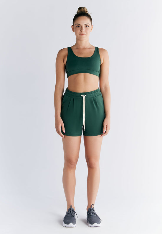Leela Cotton 1440-067 | Pyjama-Shorts - Tannennadel Riesige Rabatte