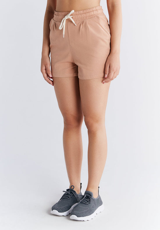 Leela Cotton 1440-070 | Pyjama-Shorts - Café Crema im Angebot