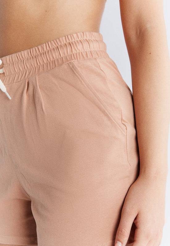 Leela Cotton 1440-070 | Pyjama-Shorts - Café Crema im Angebot