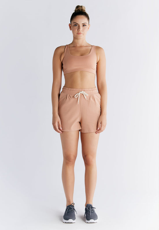 Leela Cotton 1440-070 | Pyjama-Shorts - Café Crema im Angebot