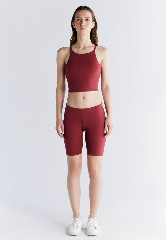 Leela Cotton 1217-069 | Crop-Top - Rosarot Kostenloser Versand