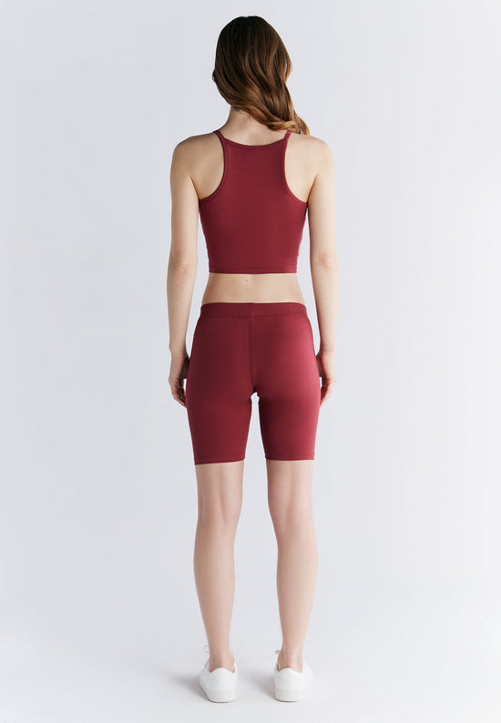 Leela Cotton 1217-069 | Crop-Top - Rosarot Kostenloser Versand