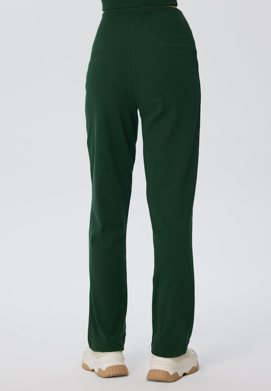 Leela Cotton 4071-067 | Ripp Hose - Tannennadel Black Friday
