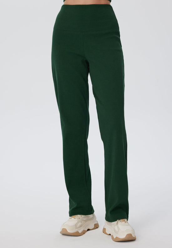 Leela Cotton 4071-067 | Ripp Hose - Tannennadel Black Friday