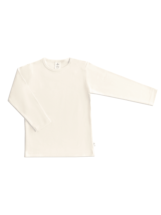 Leela Cotton 2060 | Baby Basic Langarmshirt - Natur Zeitlich begrenztes Angebot