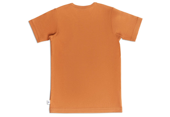 Leela Cotton 2010 MK | Basic Kurzarmshirt - Mokka Tägliche Deals