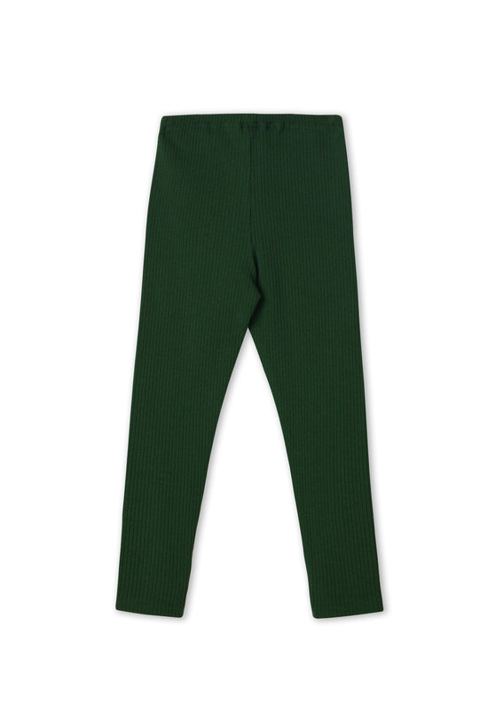 Leela Cotton 2052 TL | Ripp-Leggings - Tannennadel JETZT KAUFEN