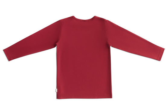 Leela Cotton 2060 RR | Baby Basic Langarmshirt - Rosarot Letzter Tag