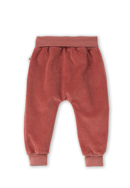 Leela Cotton 2072 WR | Baby Cordhose breiter Bund - Dunkel Mauve Clearance-Verkauf