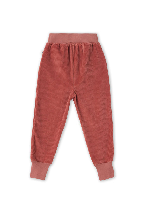 Leela Cotton 2172 WR | Kinder Cordhose schmaler Bund - Dunkel Mauve Fabrikladen