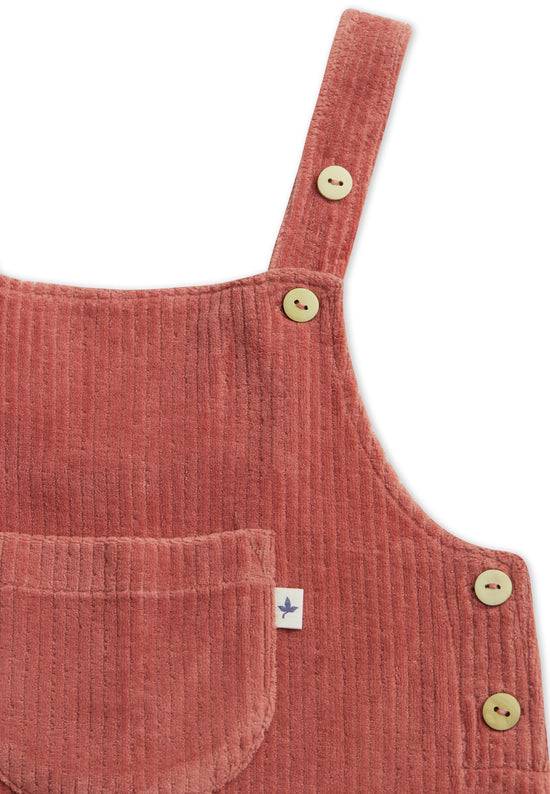 Leela Cotton 2444 WR | Latzhose - Dunkel Mauve Im Verkauf