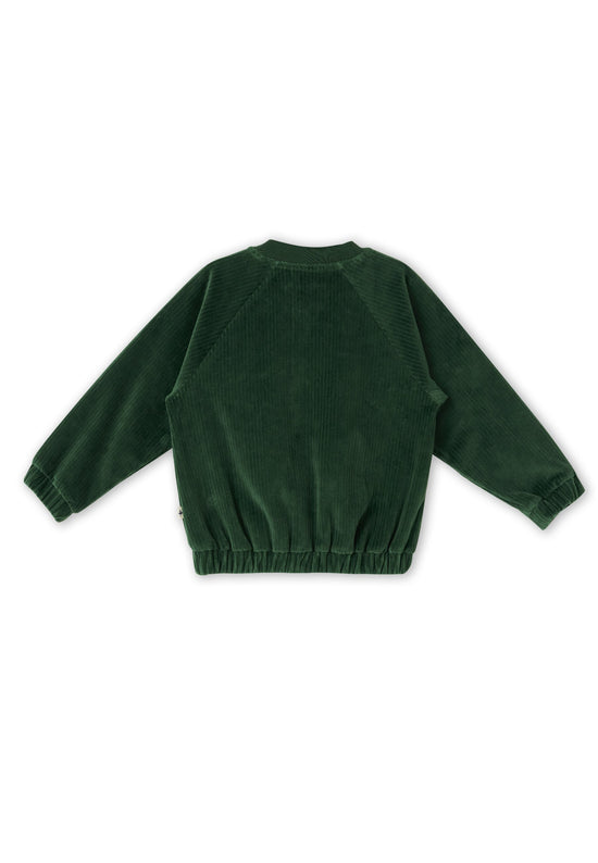 Leela Cotton 2696 TL | Cord Baseballjacke - Tannennadel Rabatte dieses Monats